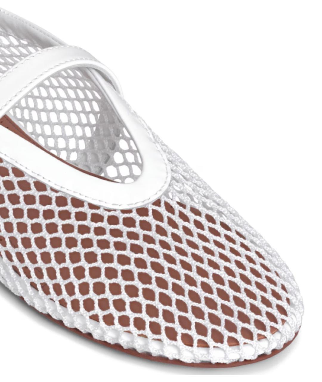 ALAIA Белые кожаные балетки, фото 3