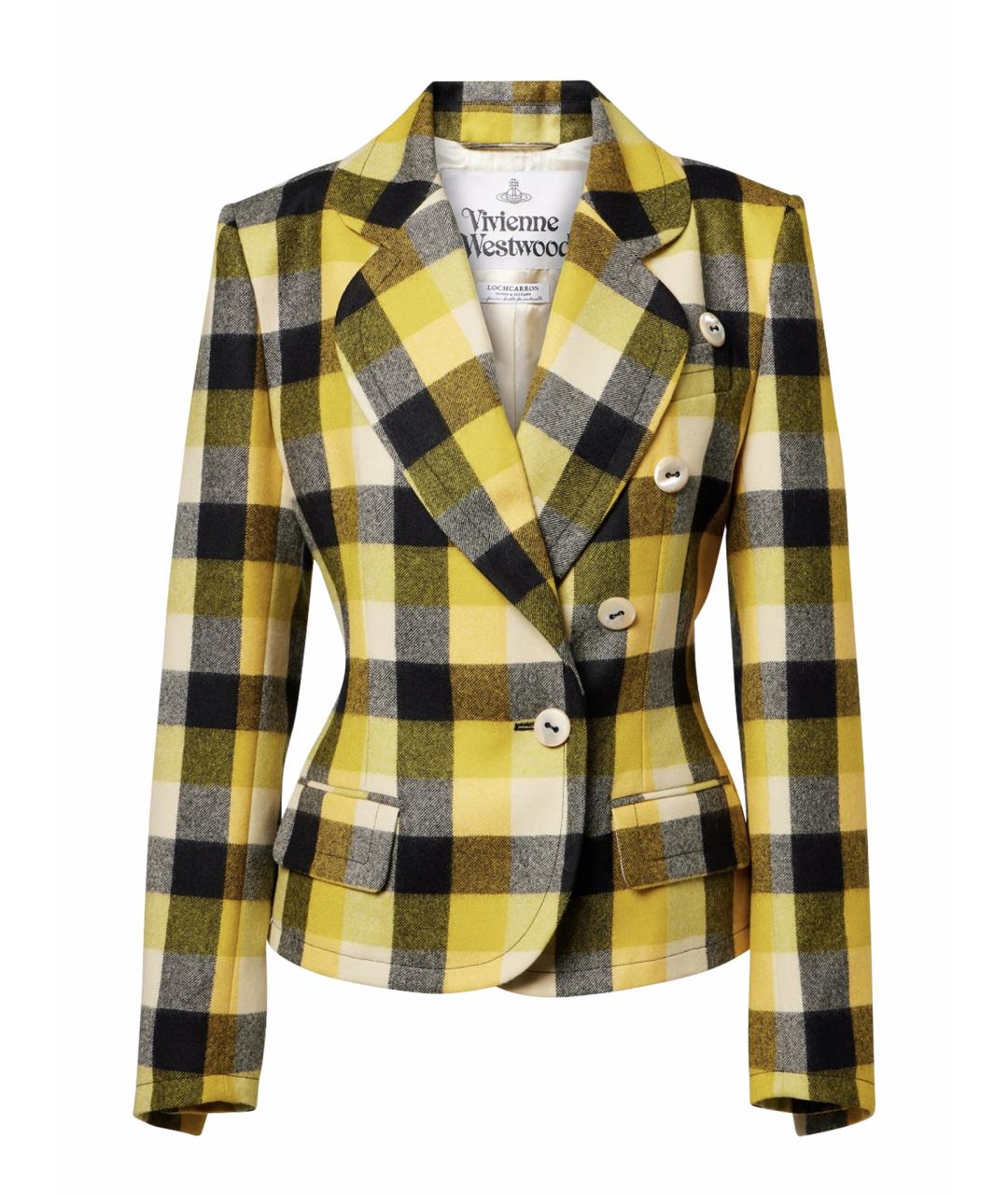 VIVIENNE WESTWOOD Желтый шерстяной жакет/пиджак, фото 1