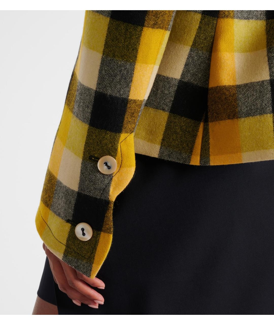 VIVIENNE WESTWOOD Желтый шерстяной жакет/пиджак, фото 5