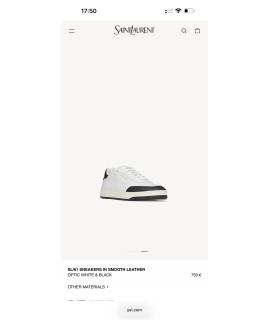 SAINT LAURENT Низкие кроссовки / кеды