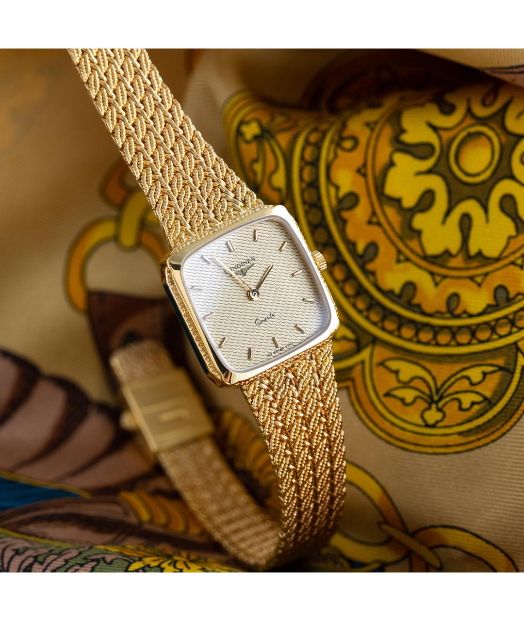 LONGINES Золотые позолоченные часы, фото 2