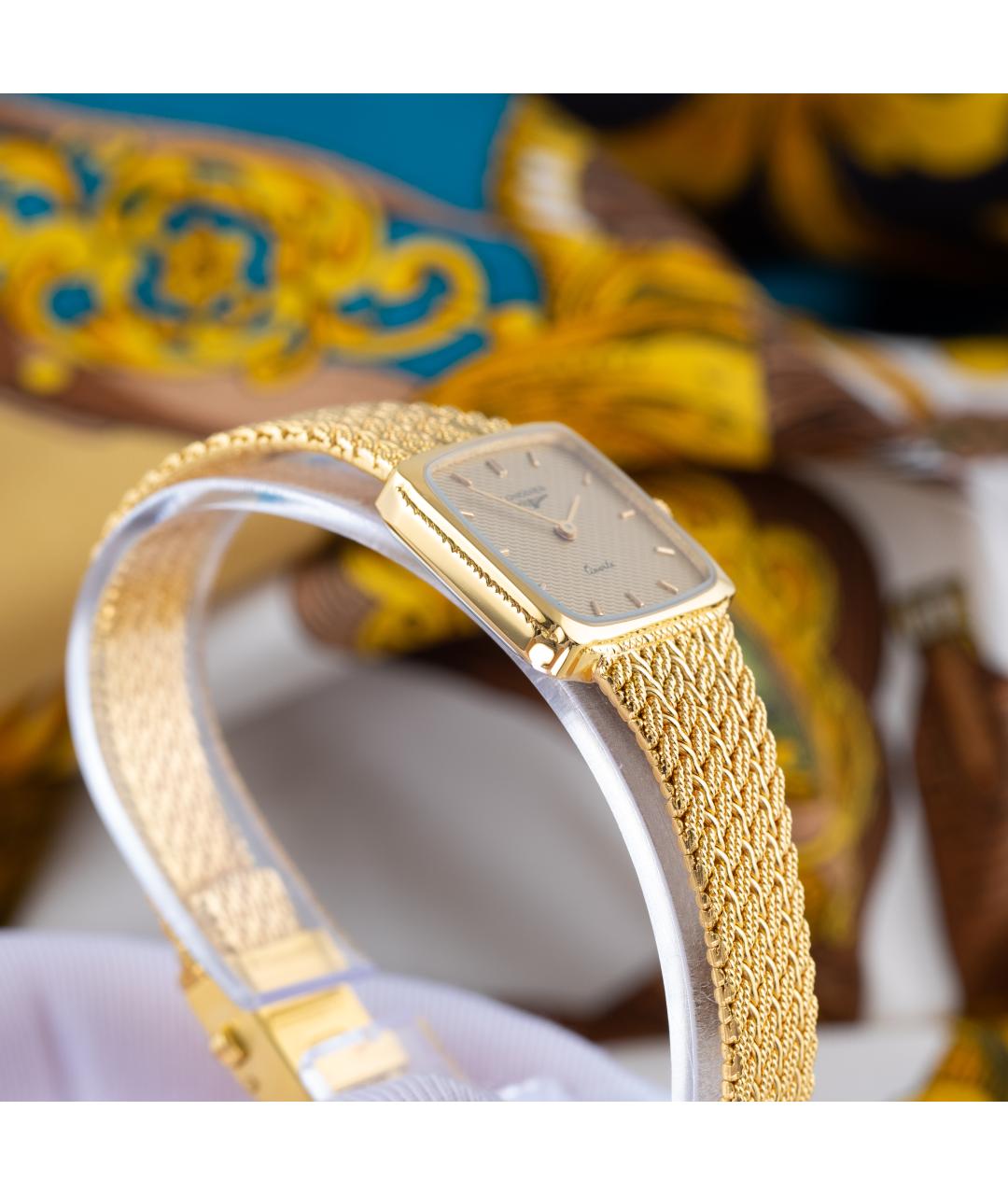 LONGINES Золотые позолоченные часы, фото 5