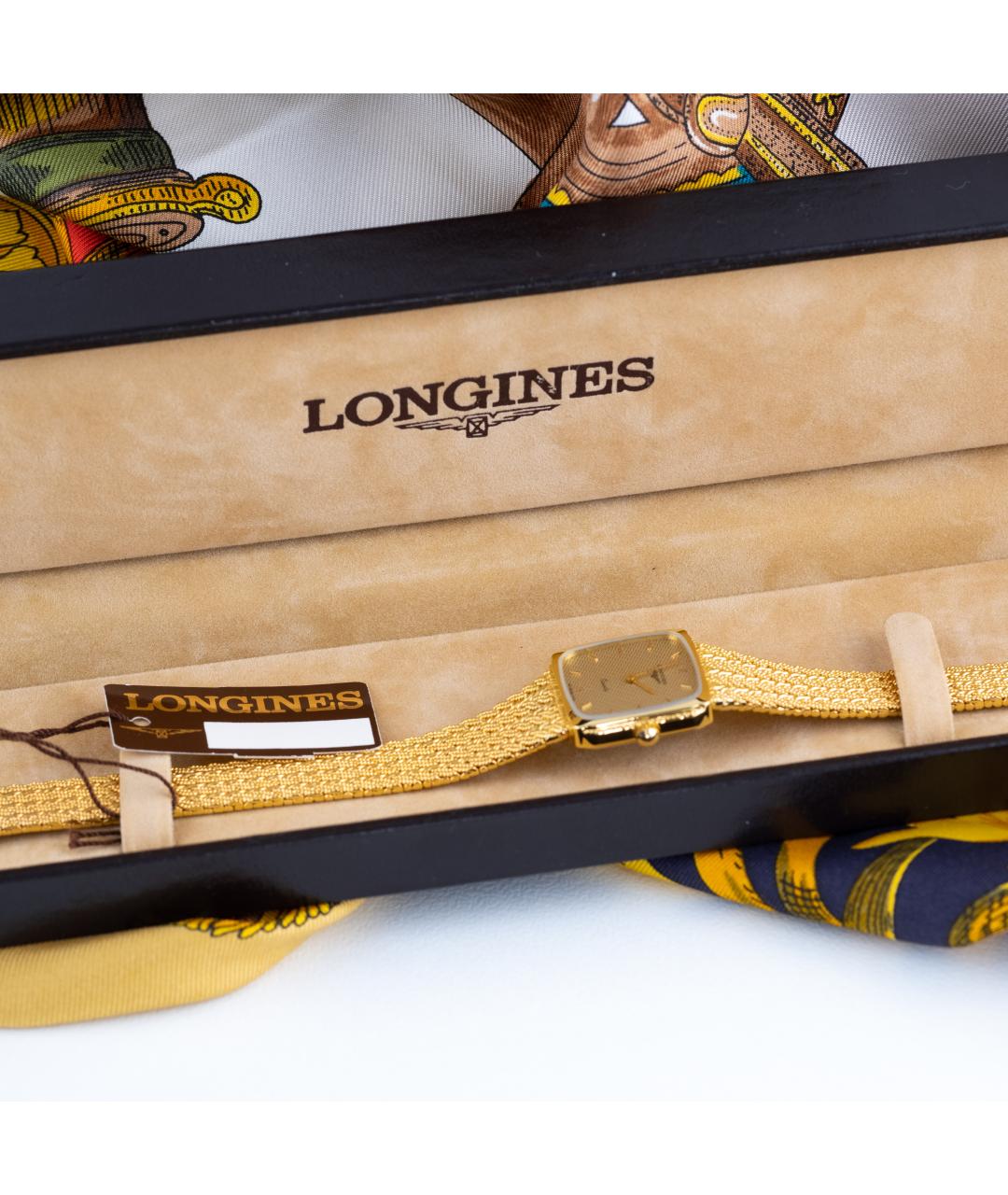 LONGINES Золотые позолоченные часы, фото 8