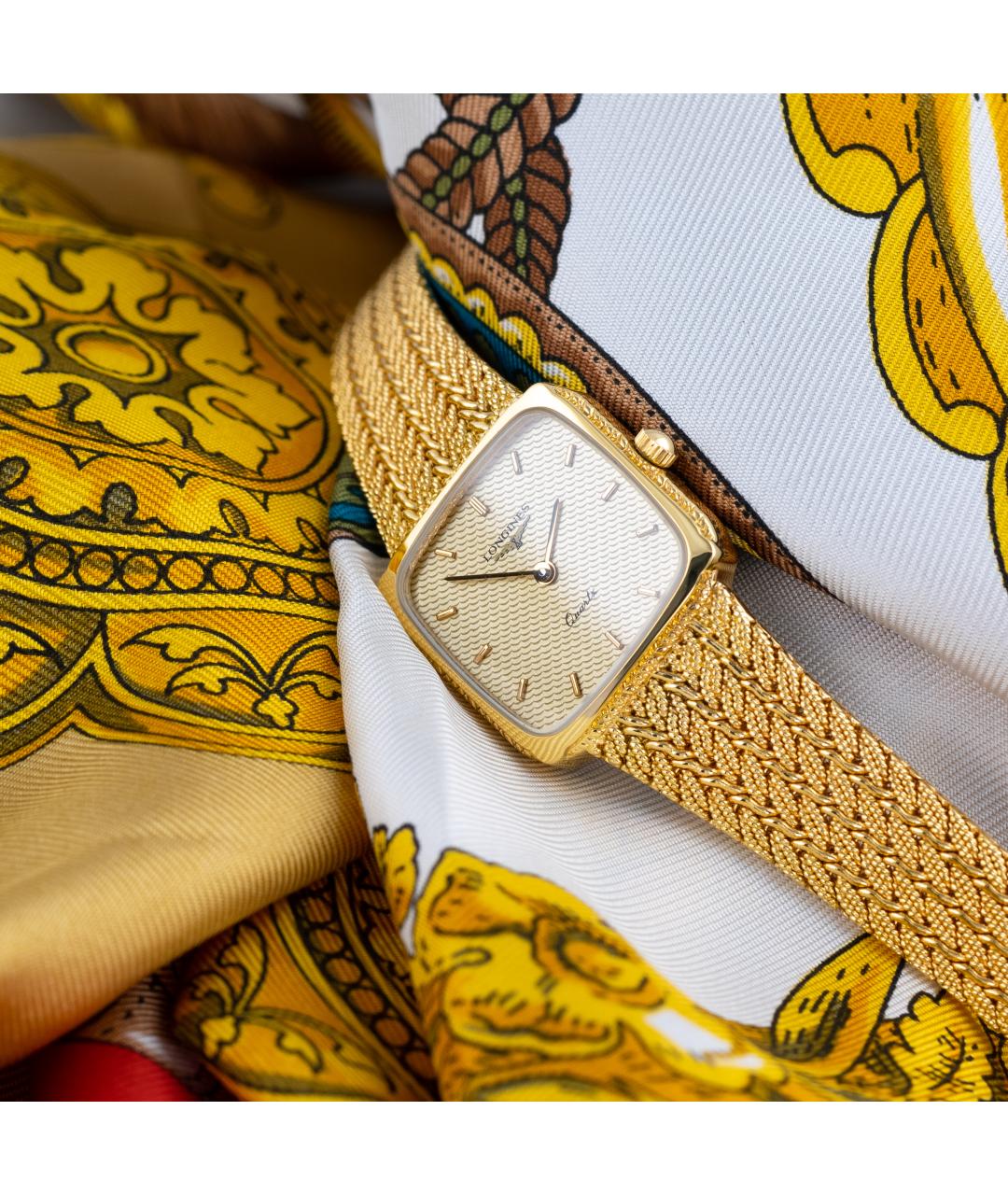 LONGINES Золотые позолоченные часы, фото 7