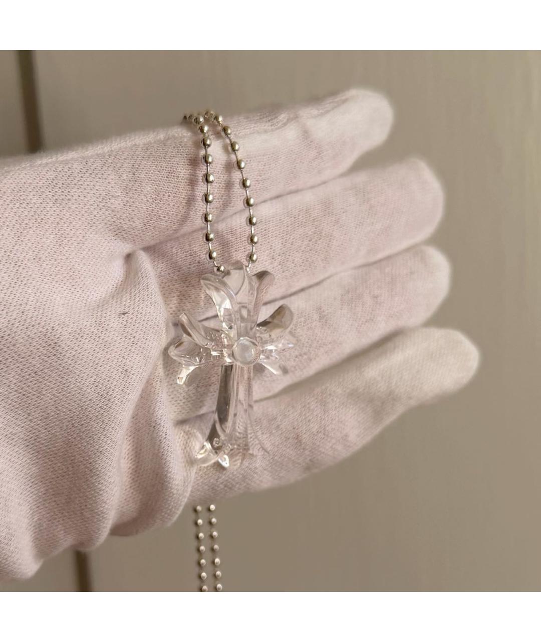 CHROME HEARTS Серебряная пластиковая подвеска, фото 3