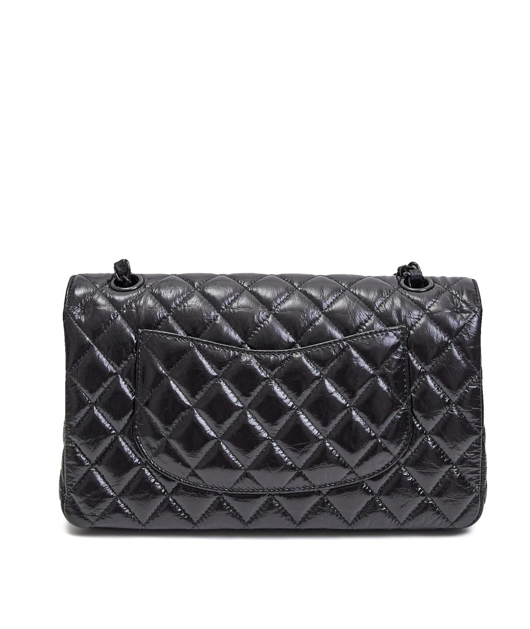 CHANEL Черная кожаная сумка через плечо, фото 4