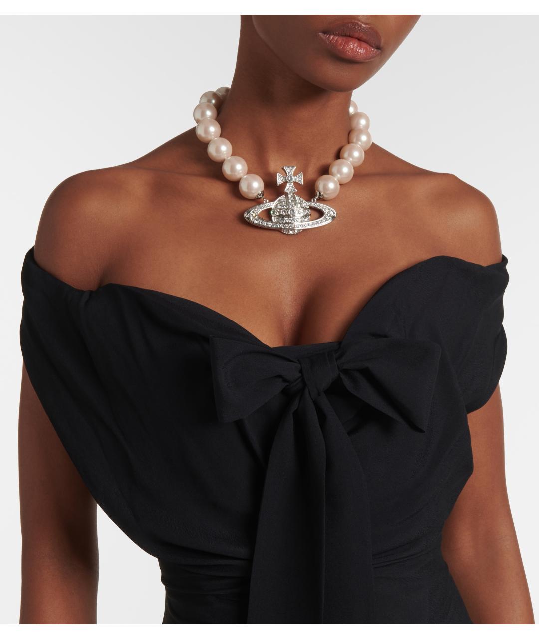 VIVIENNE WESTWOOD Черное вискозное коктейльное платье, фото 6