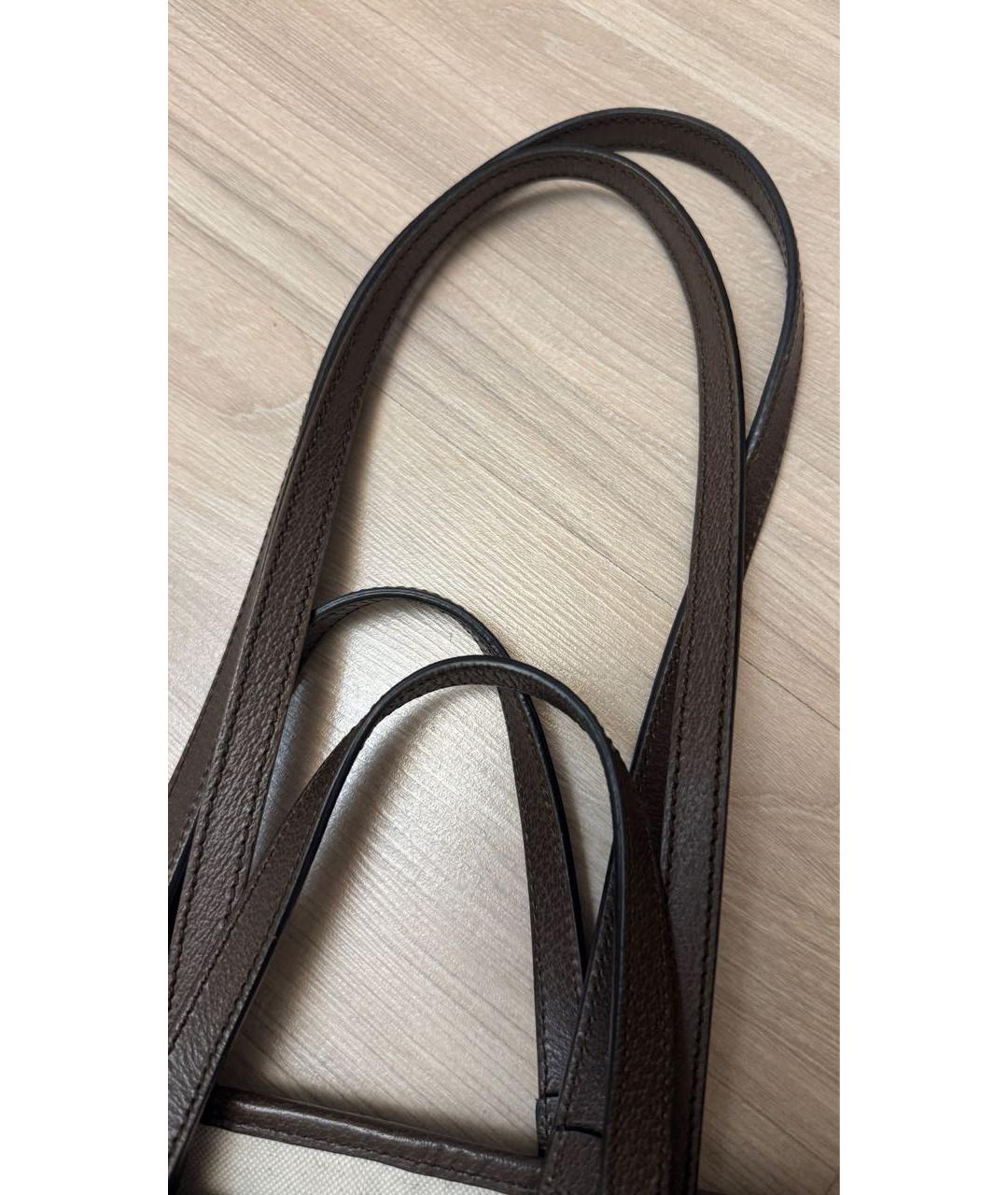 GUCCI Коричневая сумка тоут, фото 8