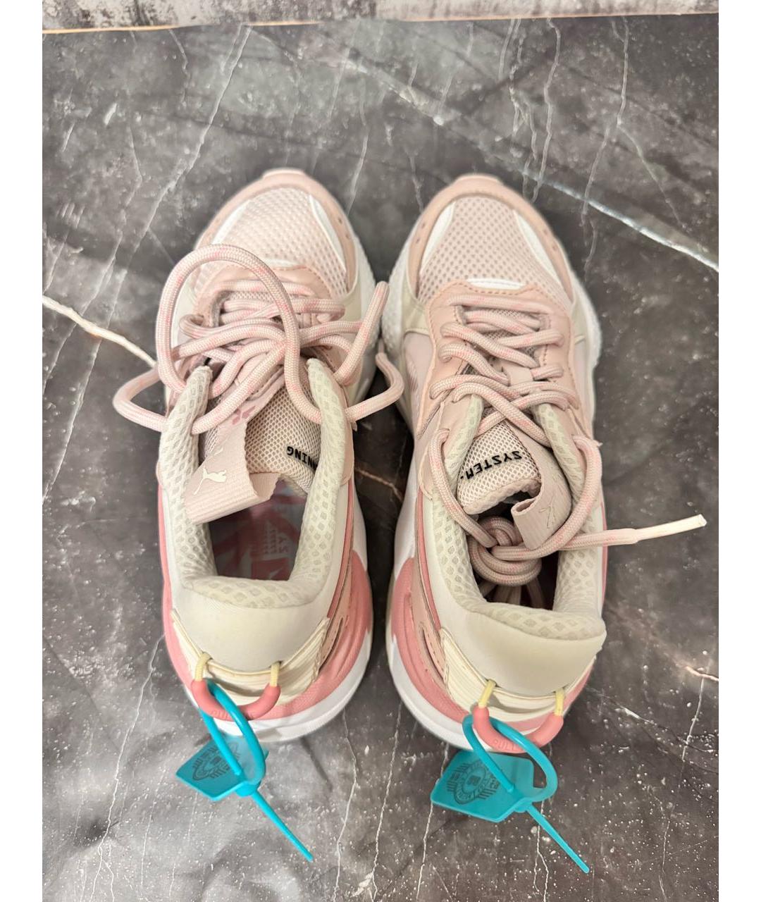 PUMA Белые кожаные кроссовки, фото 3