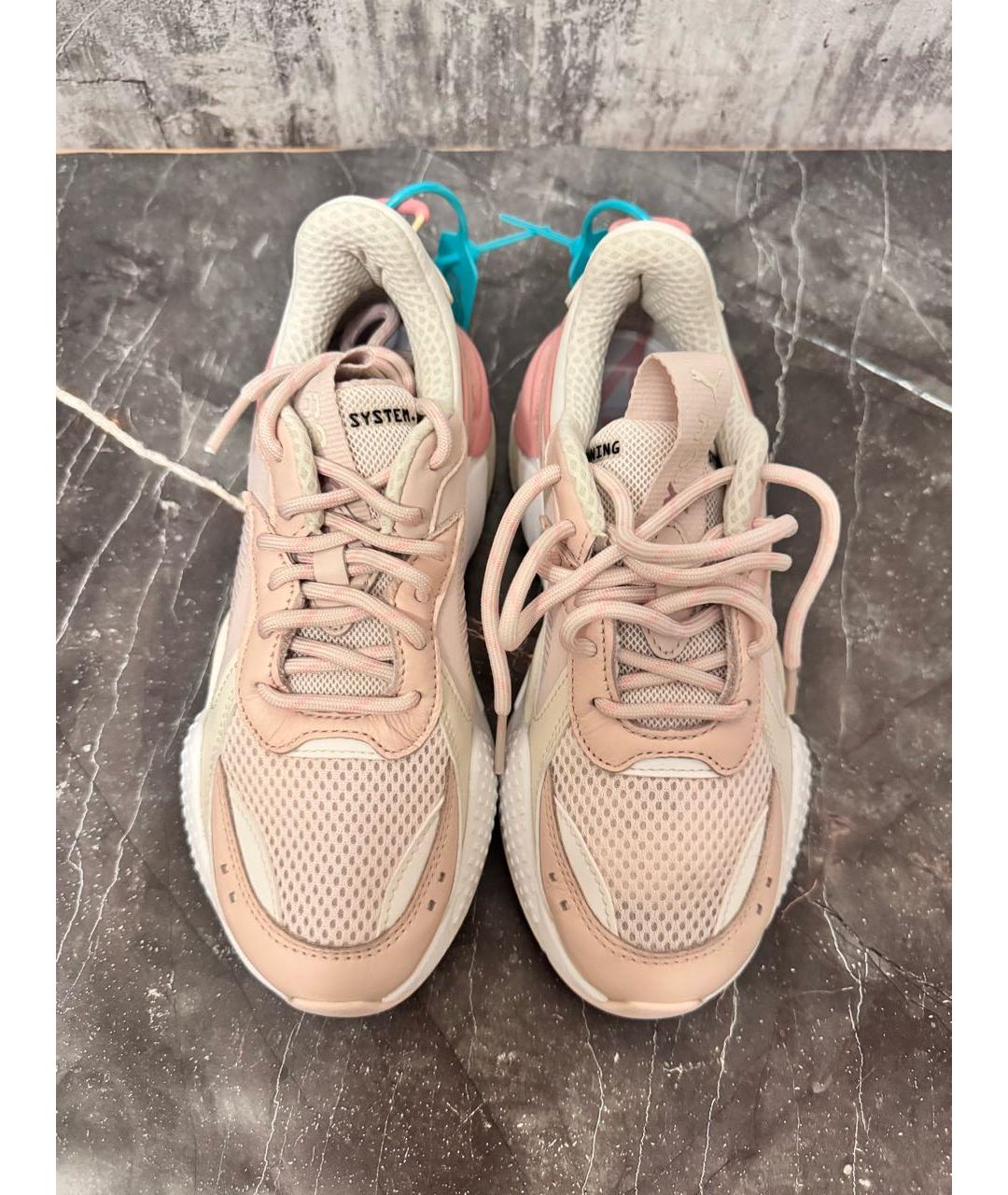 PUMA Белые кожаные кроссовки, фото 2