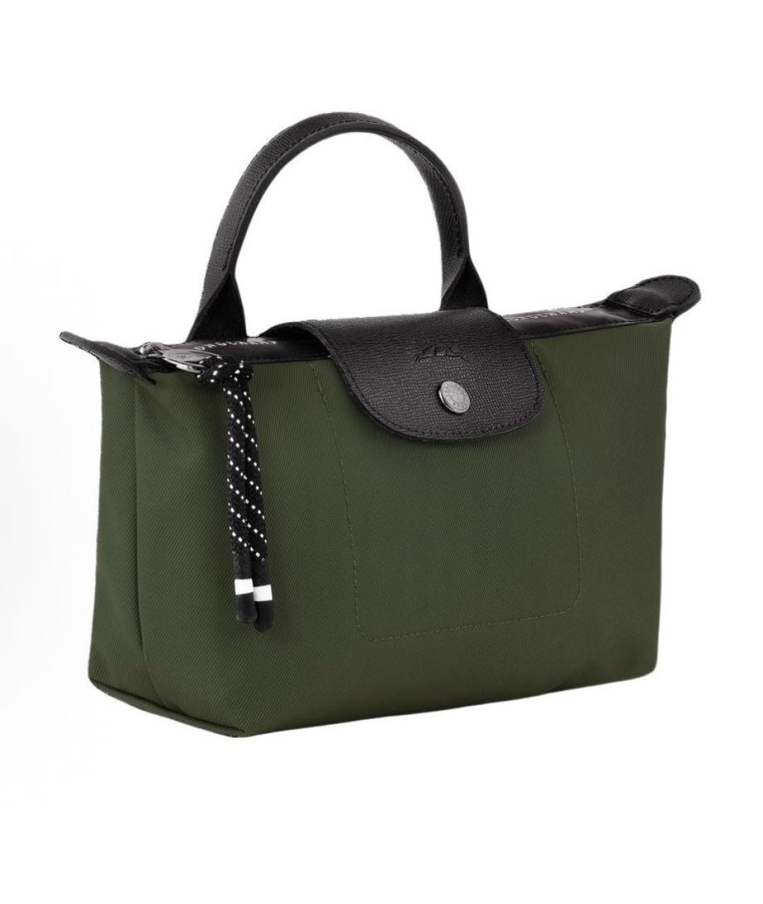 LONGCHAMP Хаки сумка с короткими ручками, фото 2
