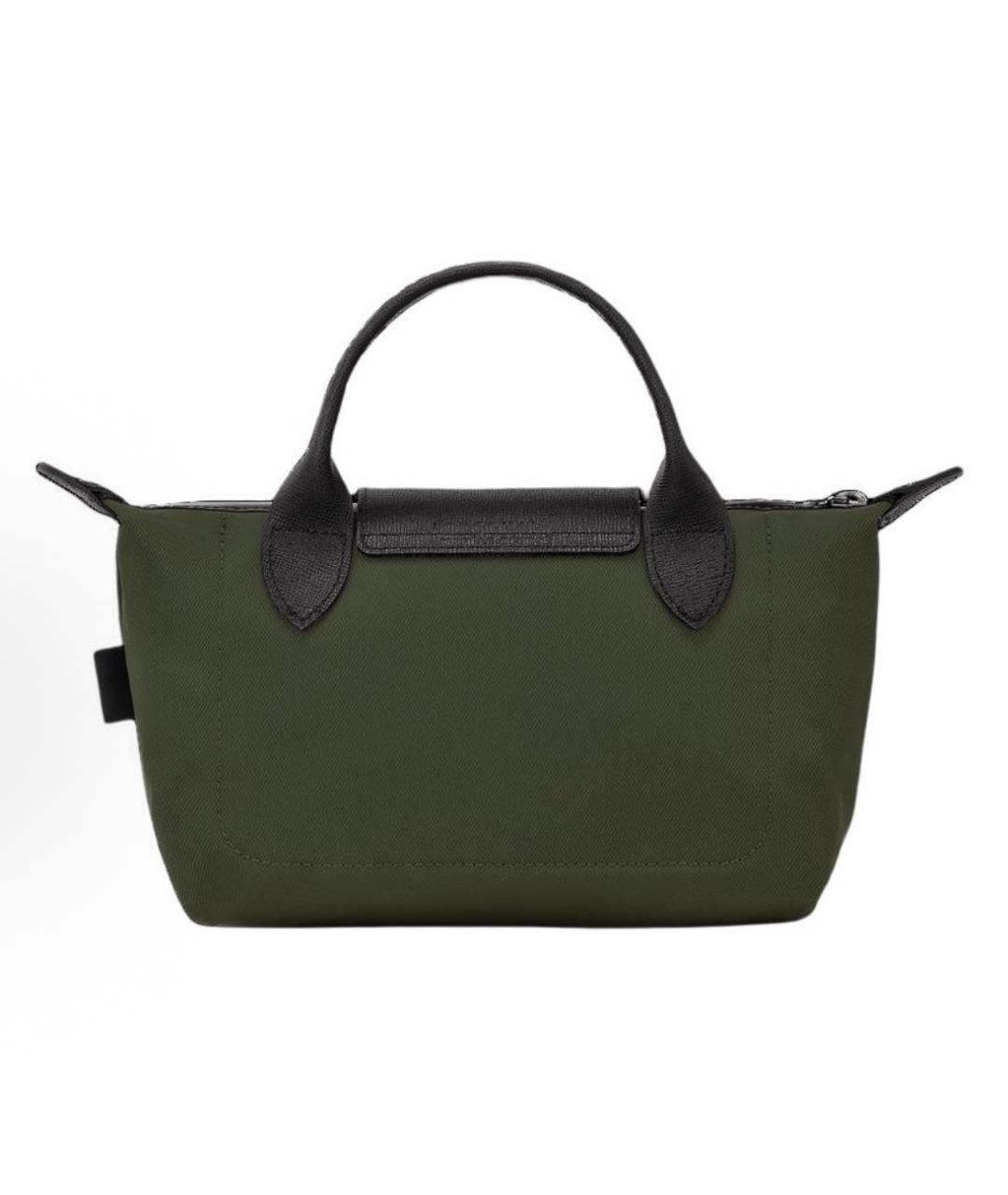 LONGCHAMP Хаки сумка с короткими ручками, фото 5