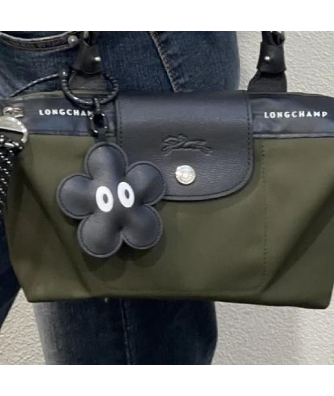 LONGCHAMP Хаки сумка с короткими ручками, фото 8