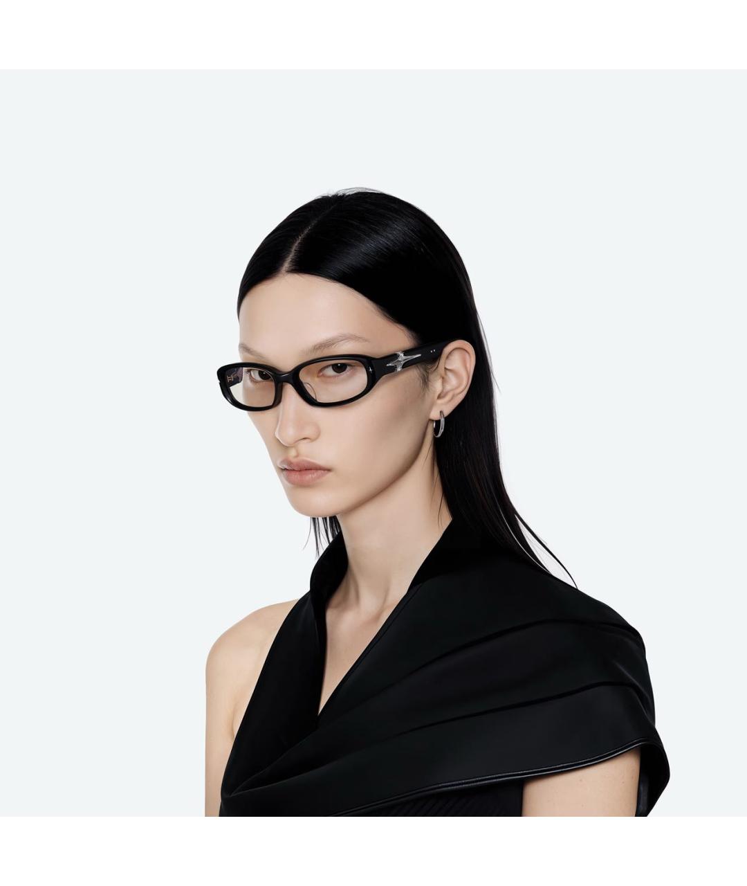 GENTLE MONSTER Черные пластиковые солнцезащитные очки, фото 3