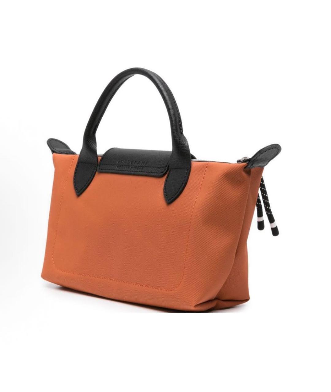 LONGCHAMP Оранжевая сумка с короткими ручками, фото 2