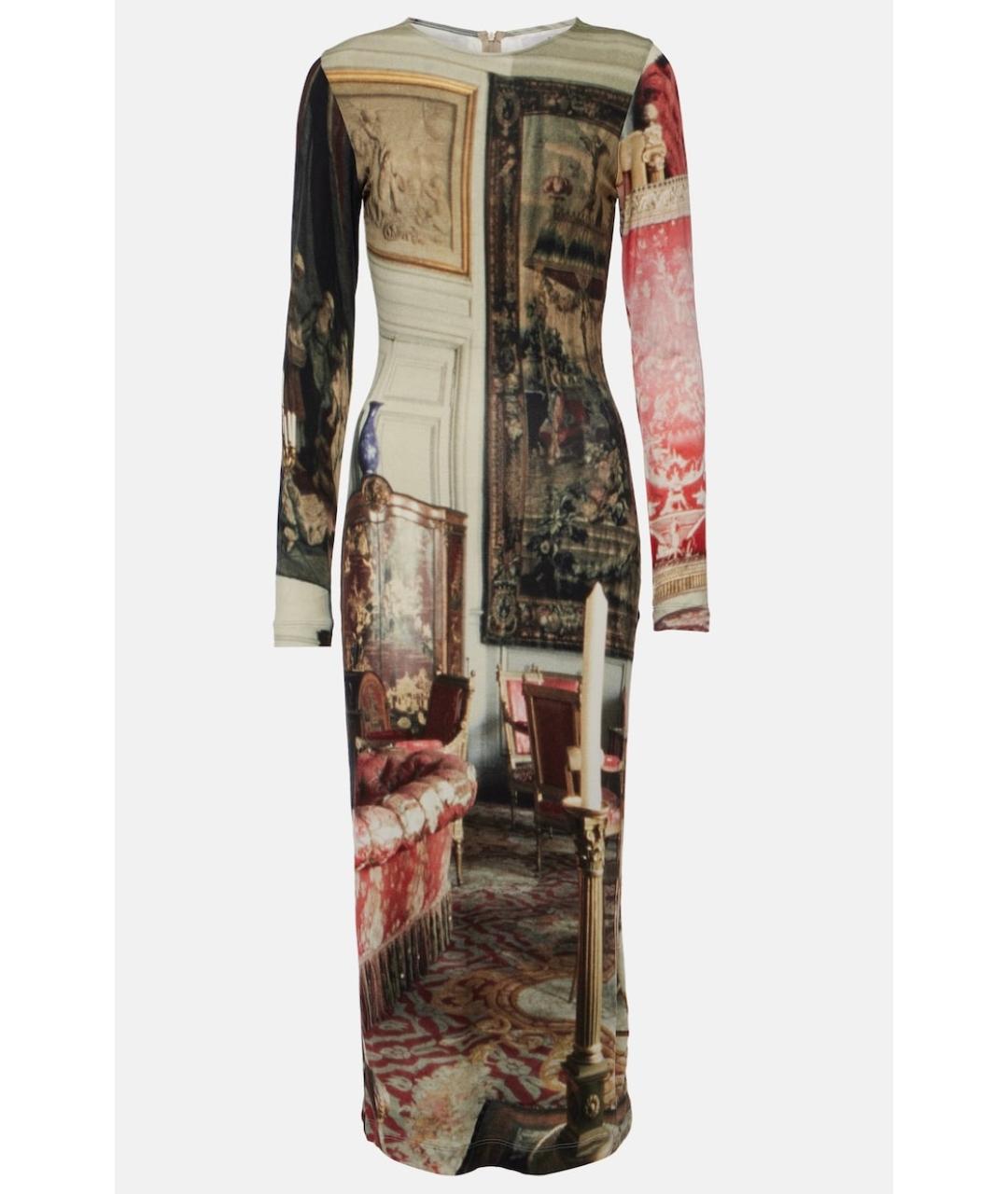 VIVIENNE WESTWOOD Мульти вискозное коктейльное платье, фото 5