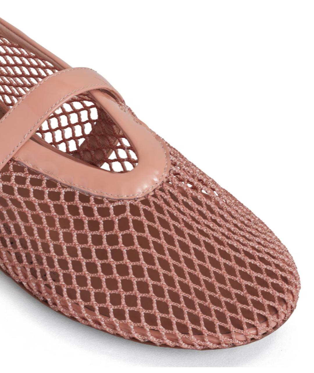 ALAIA Бежевые текстильные балетки, фото 3