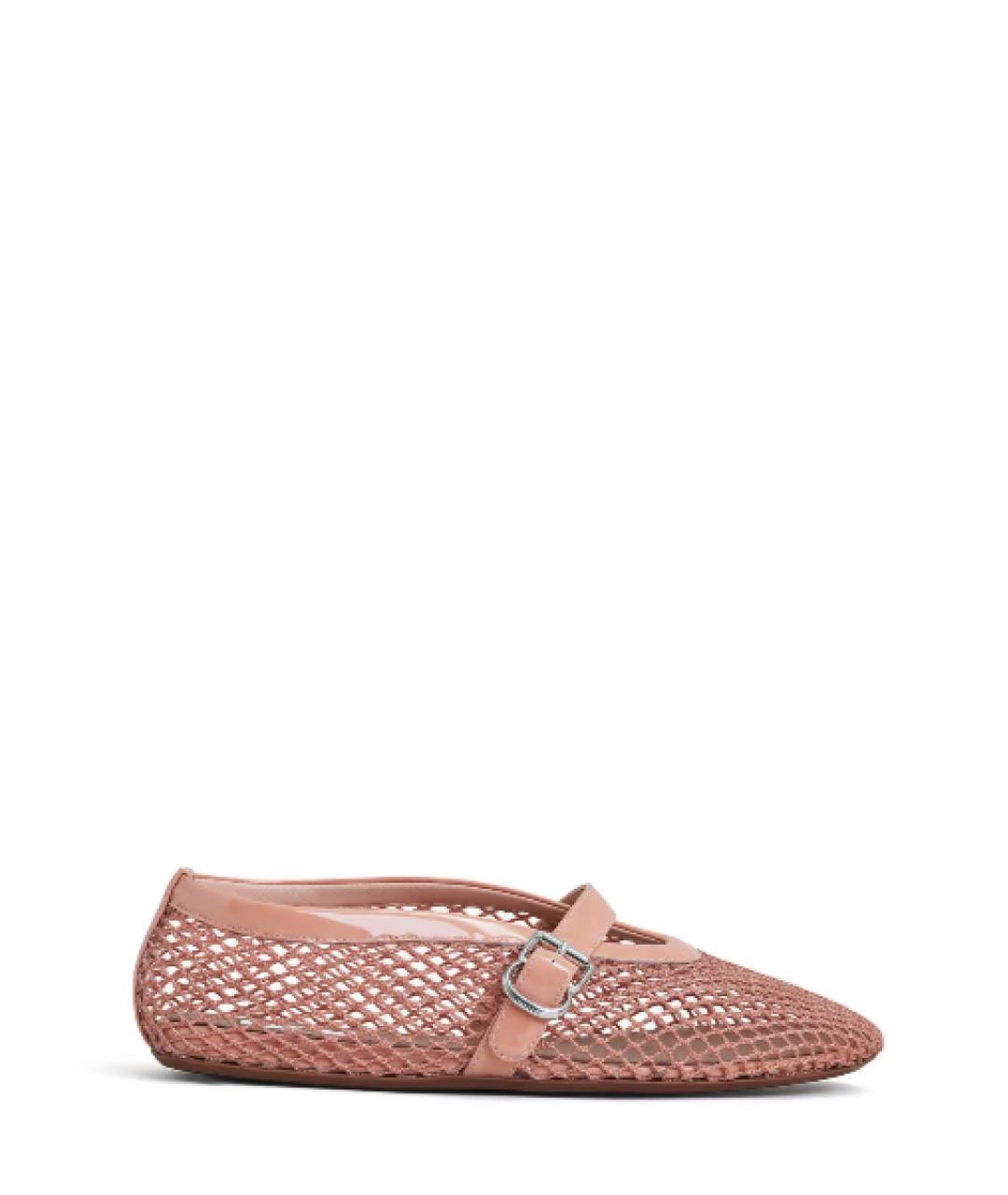 ALAIA Бежевые текстильные балетки, фото 4