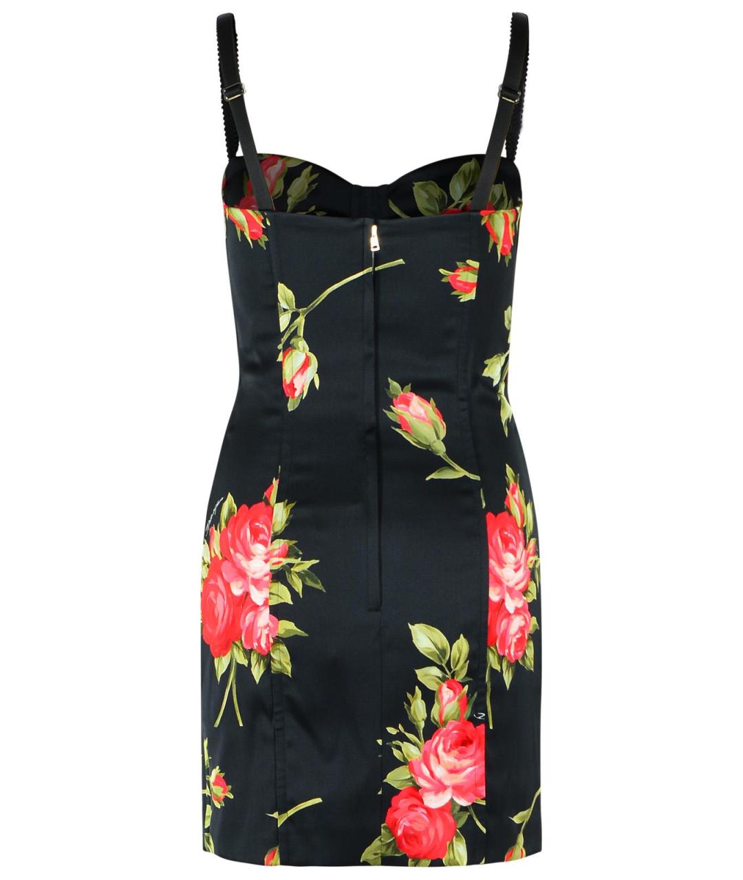 DOLCE&GABBANA Черное вискозное вечернее платье, фото 3