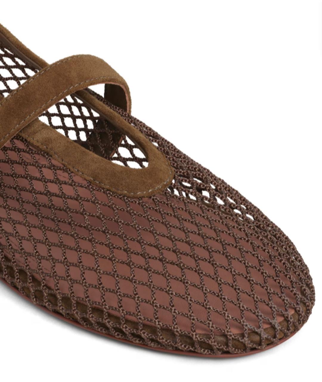 ALAIA Коричневые замшевые балетки, фото 3