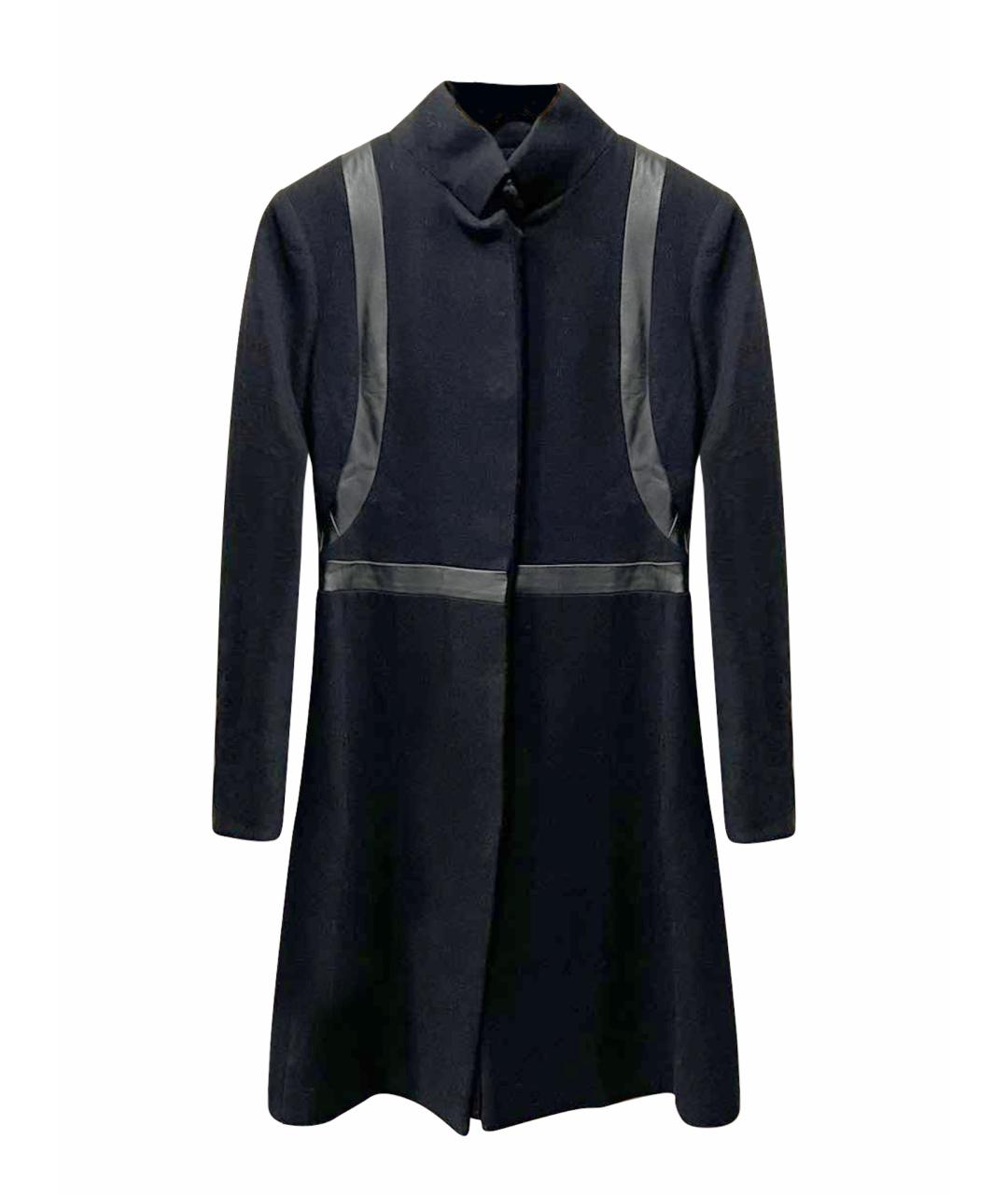 YOHJI YAMAMOTO Черное шерстяное пальто, фото 1