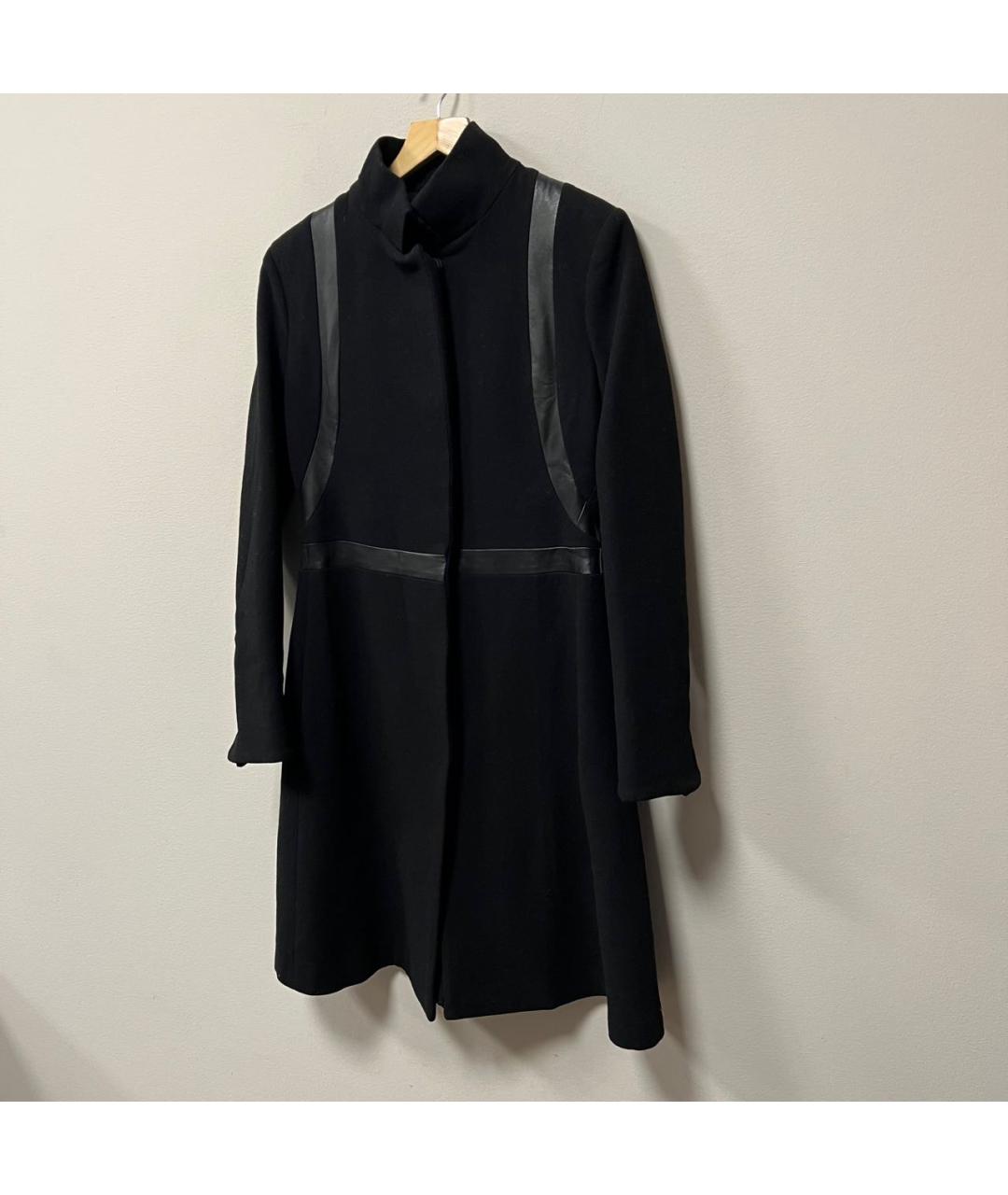 YOHJI YAMAMOTO Черное шерстяное пальто, фото 2