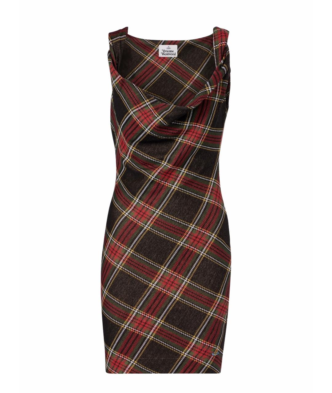 VIVIENNE WESTWOOD Мульти хлопковое коктейльное платье, фото 1