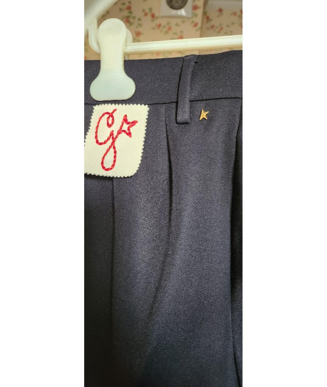 GOLDEN GOOSE DELUXE BRAND Темно-синие полиэстеровые спортивные брюки и шорты, фото 4