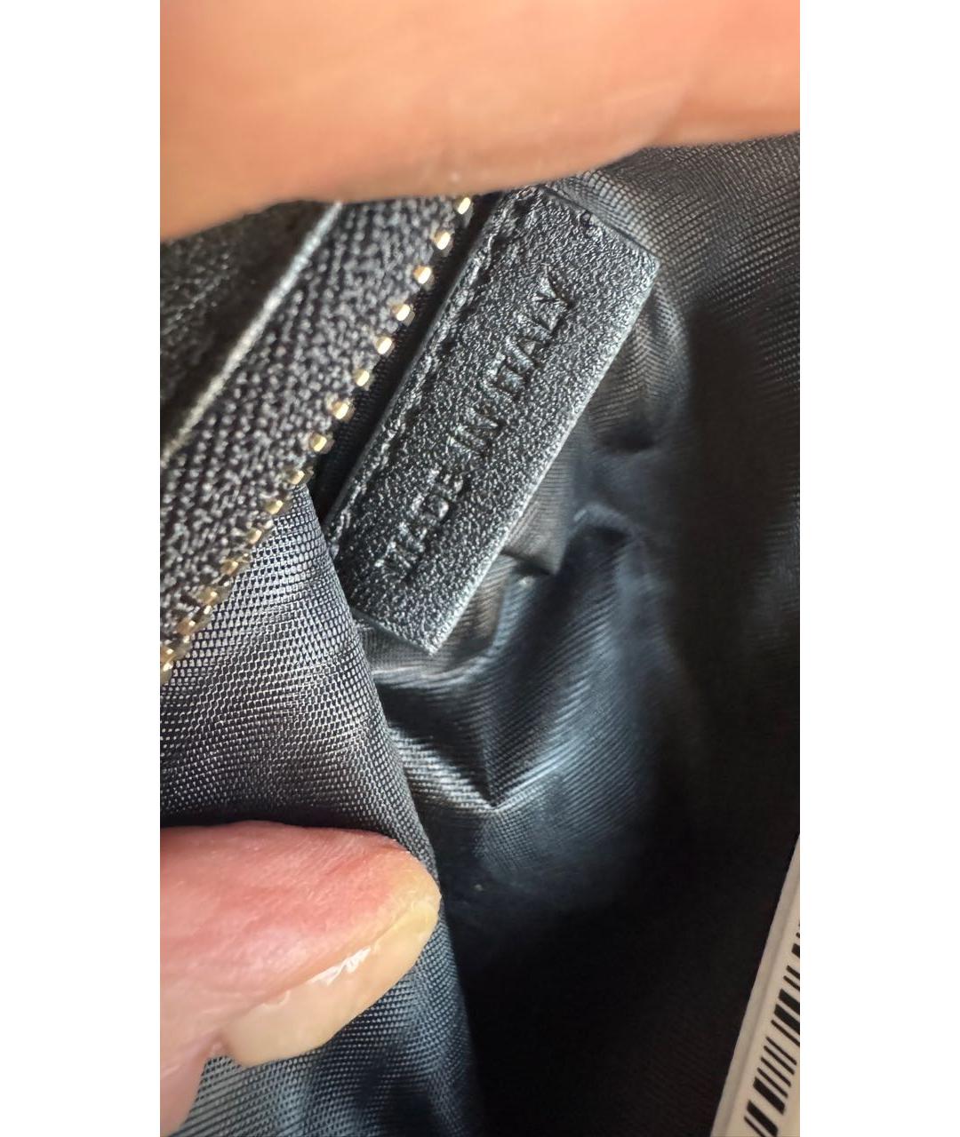 CHRISTIAN DIOR Черный кожаный кошелек, фото 7