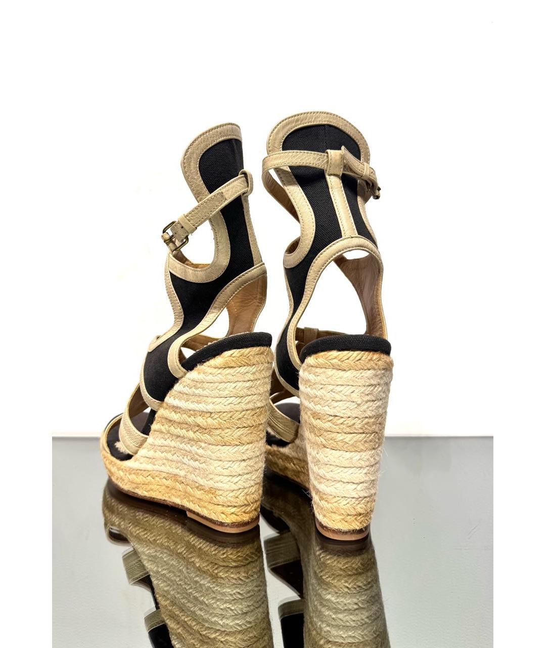 BALENCIAGA Текстильные босоножки, фото 3