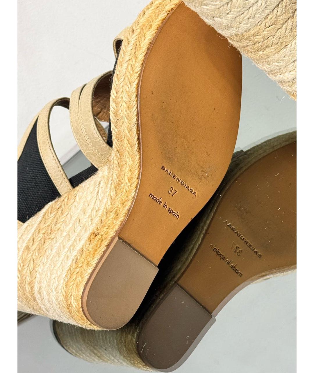 BALENCIAGA Текстильные босоножки, фото 7