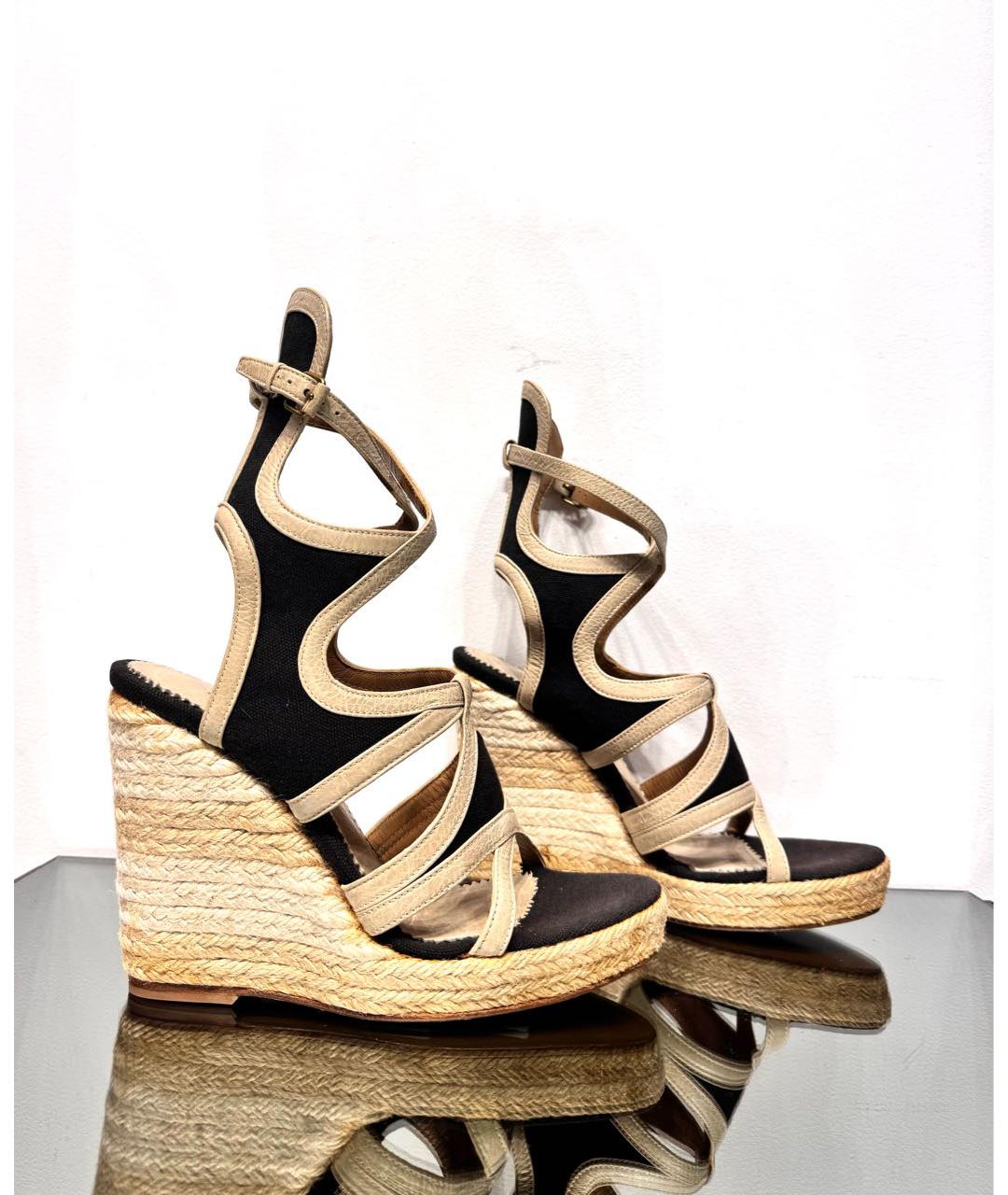 BALENCIAGA Текстильные босоножки, фото 2