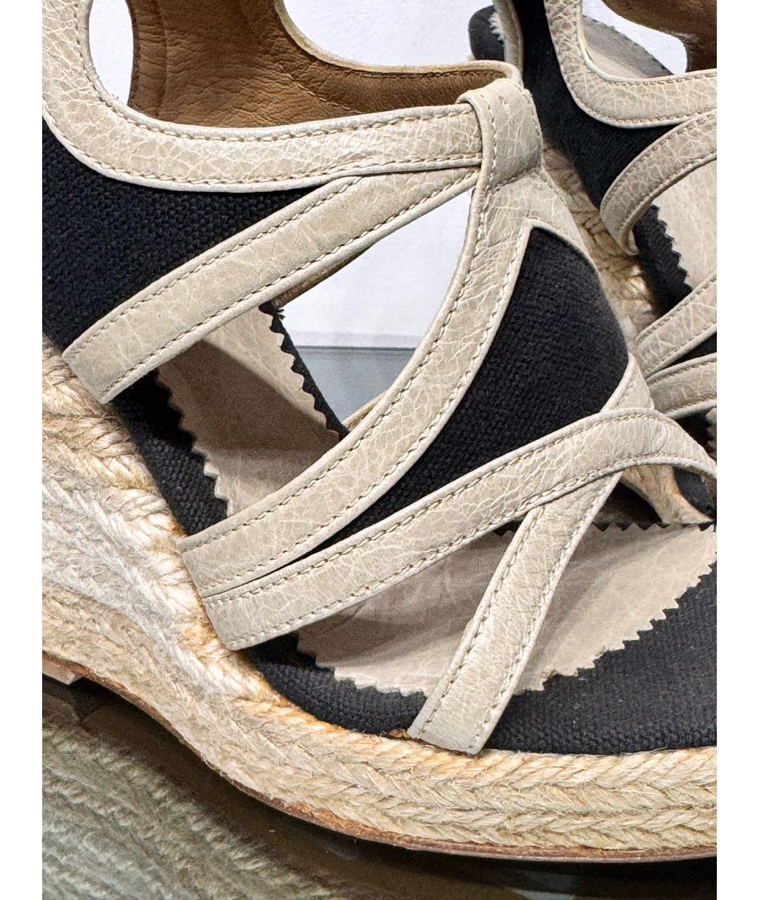 BALENCIAGA Текстильные босоножки, фото 5