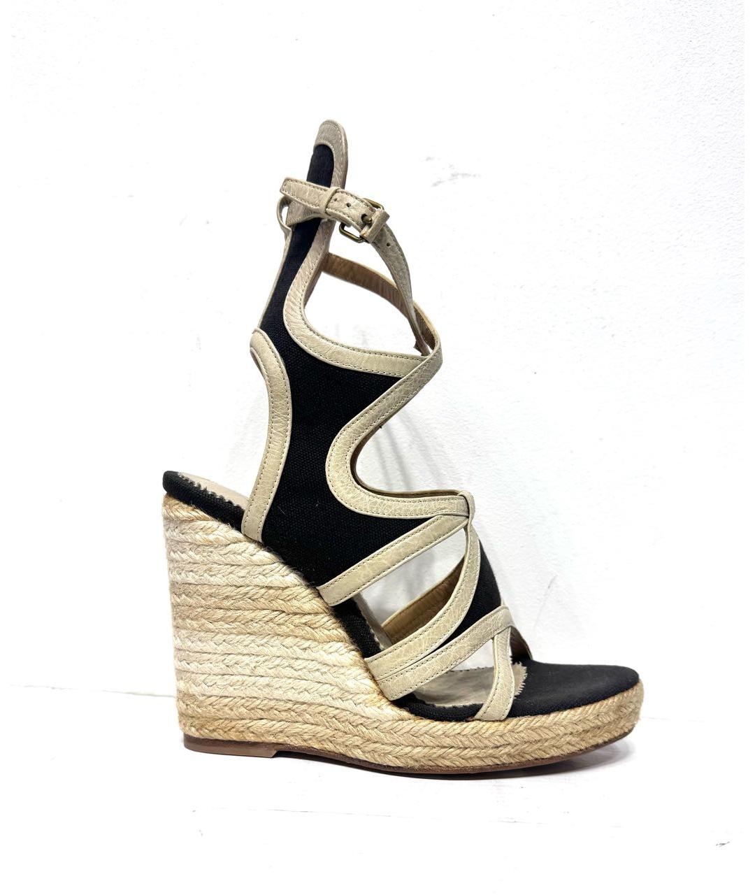 BALENCIAGA Текстильные босоножки, фото 9