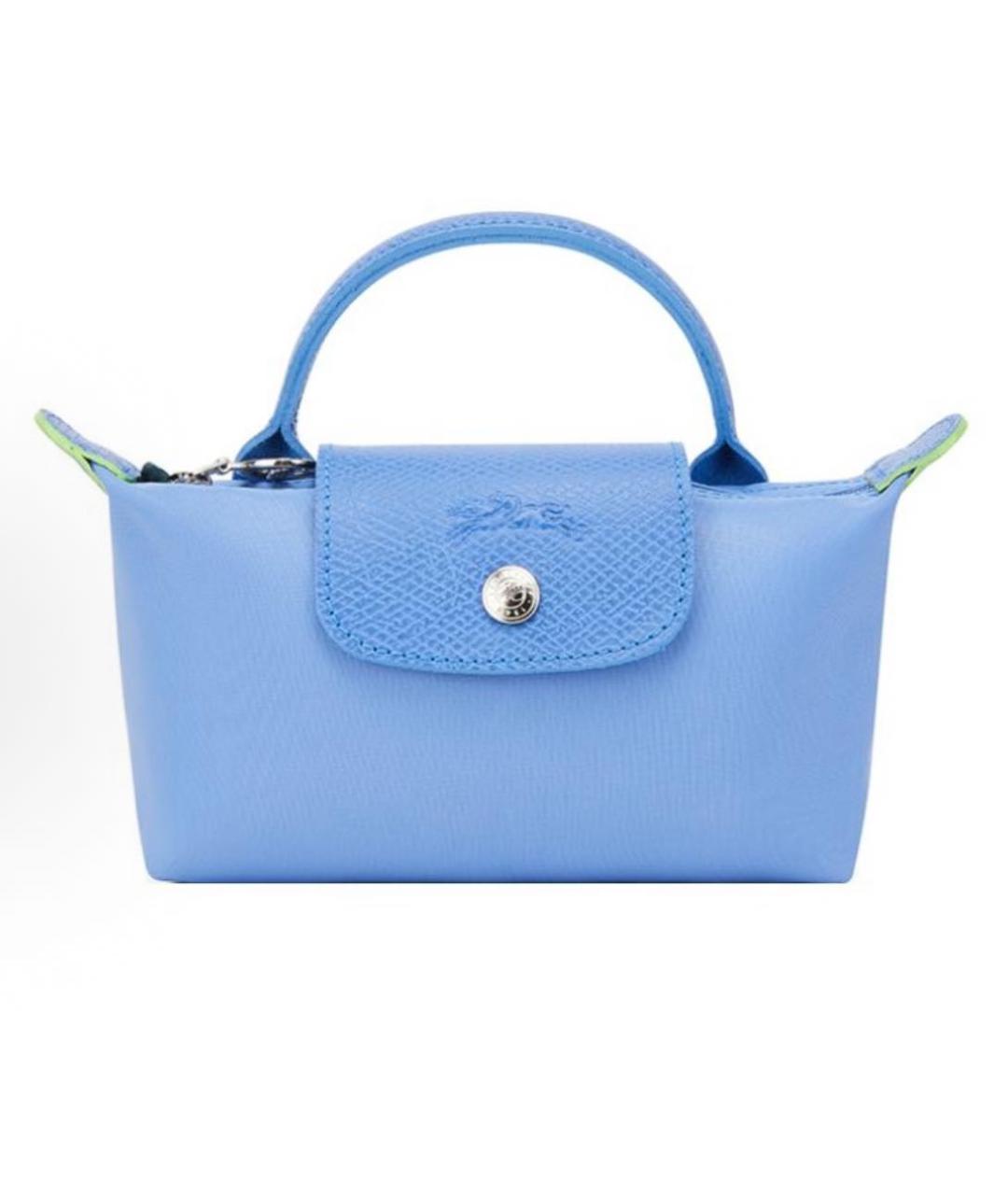 LONGCHAMP Синяя сумка с короткими ручками, фото 9