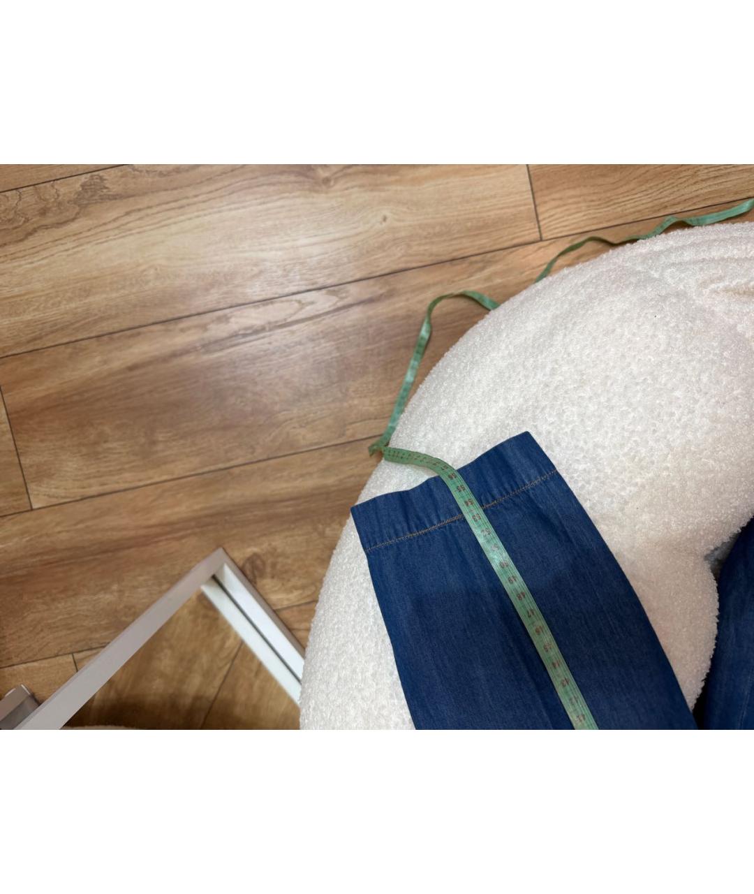 MARELLA Синяя хлопковая рубашка, фото 7