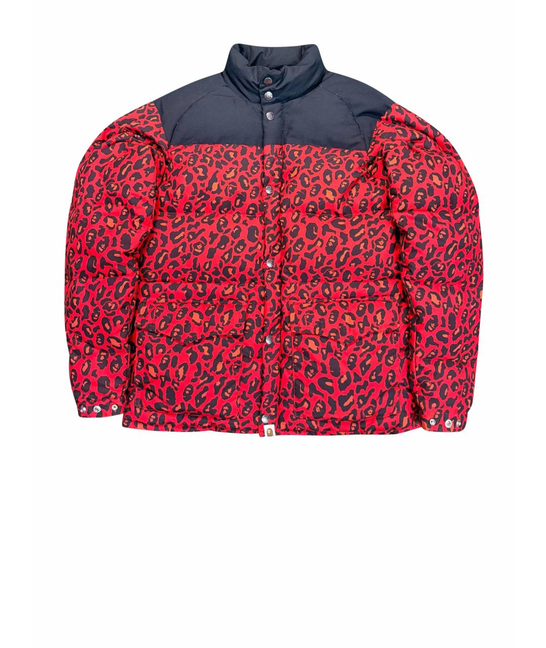 BAPE Красная полиэстеровая куртка, фото 1