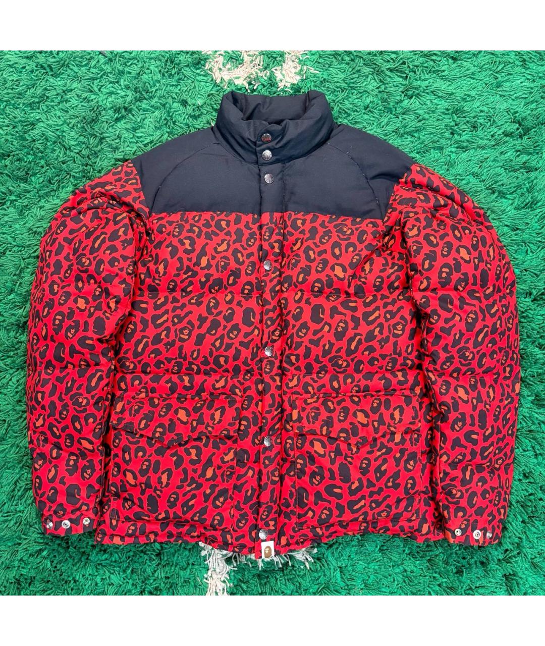 BAPE Красная полиэстеровая куртка, фото 5