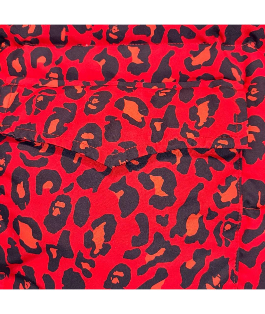 BAPE Красная полиэстеровая куртка, фото 3