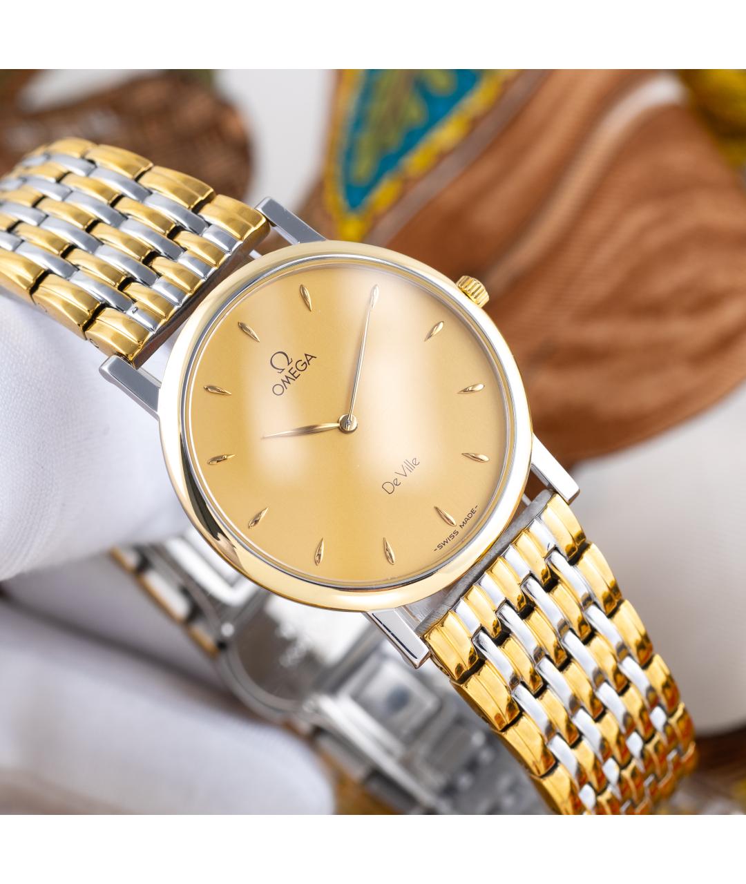 OMEGA Золотые часы из желтого золота, фото 2