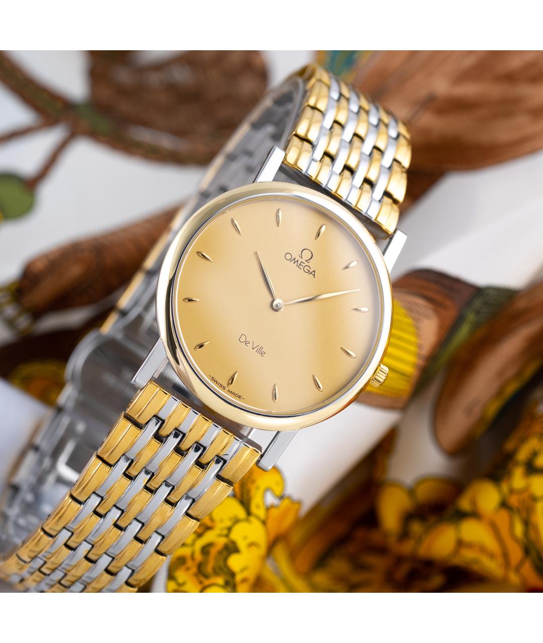 OMEGA Золотые часы из желтого золота, фото 7