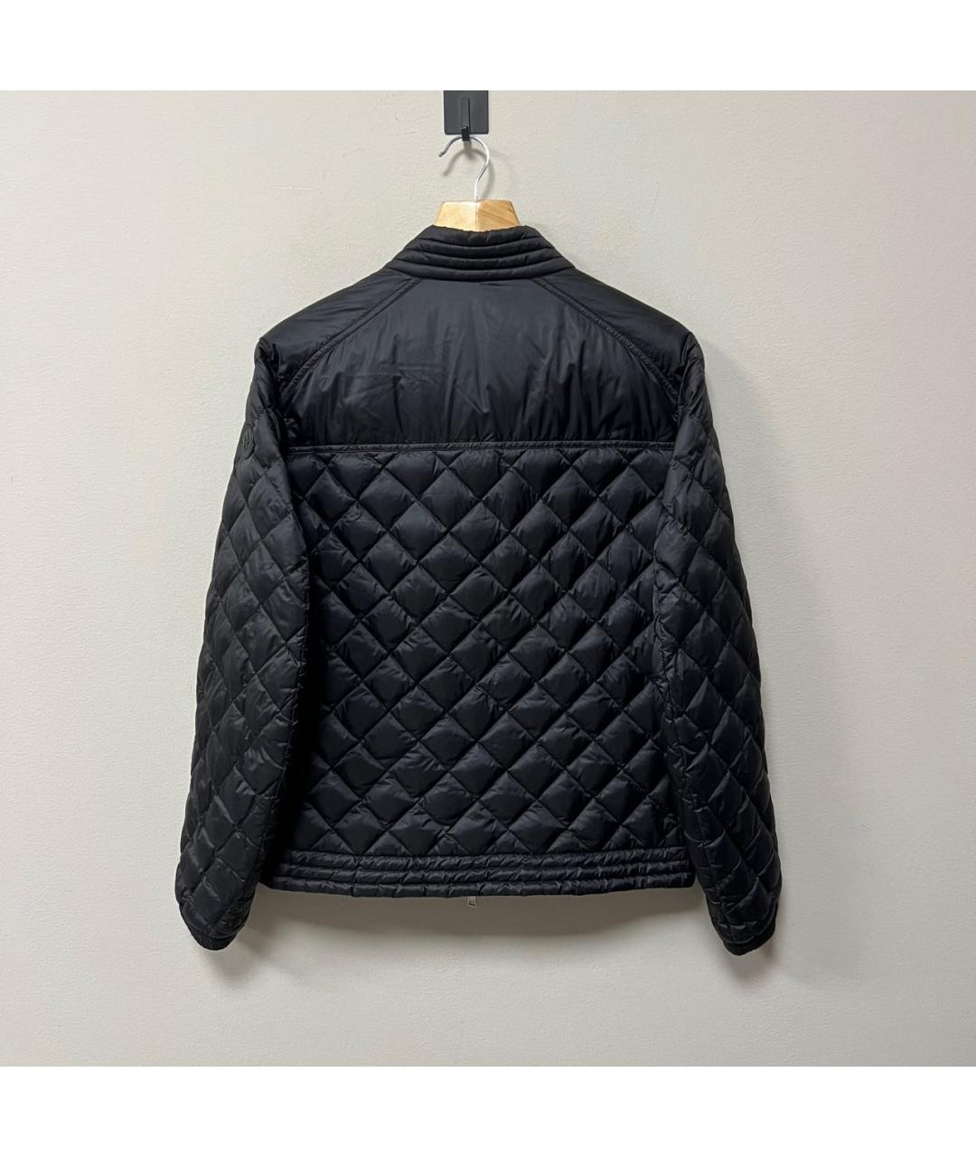 MONCLER Черный пуховик, фото 3