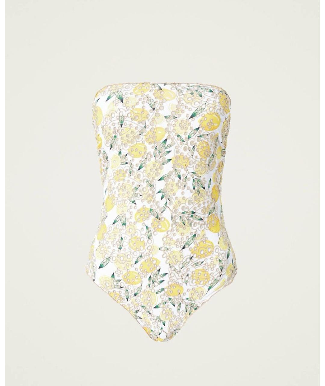 TWIN-SET Желтый полиамидовый купальник, фото 8