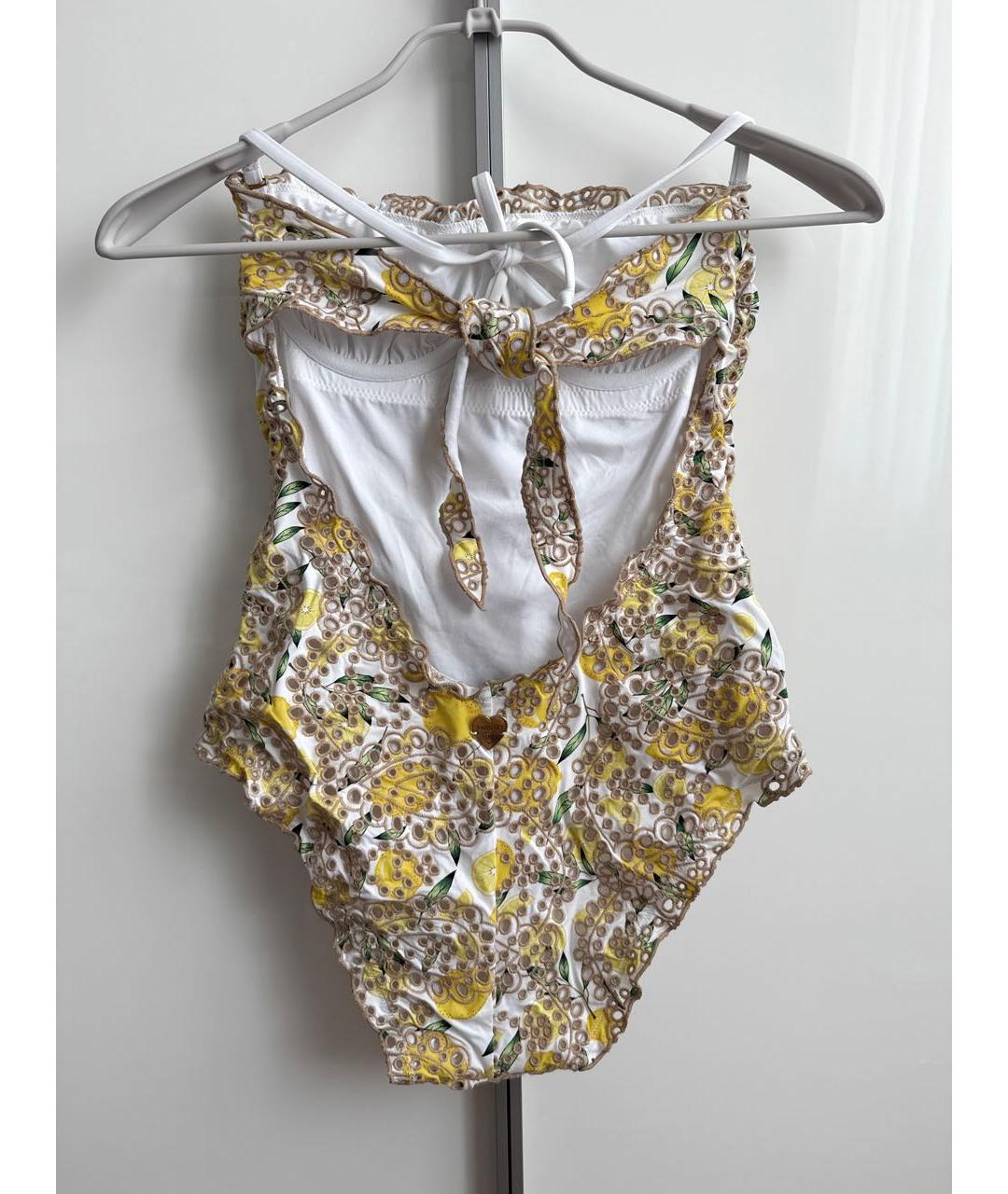 TWIN-SET Желтый полиамидовый купальник, фото 5