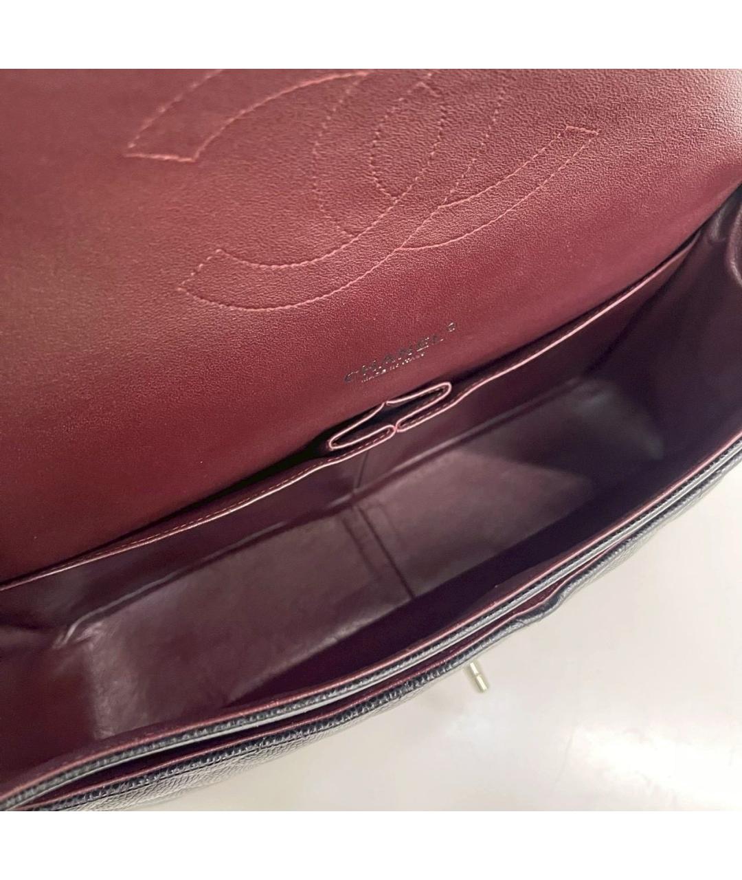 CHANEL Черная кожаная сумка через плечо, фото 5