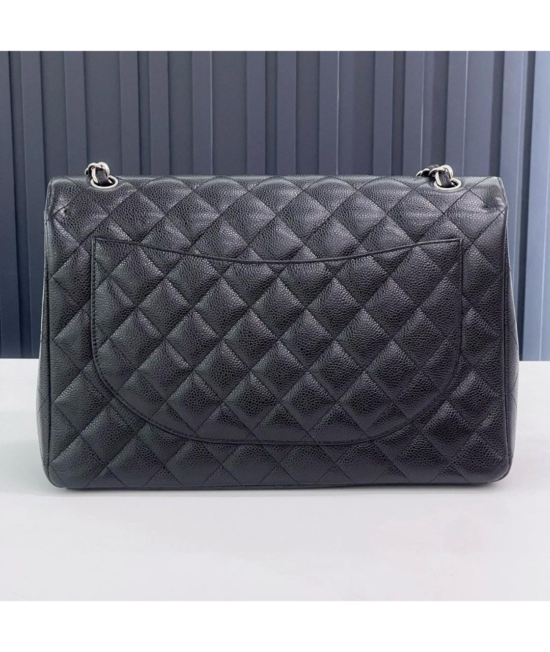 CHANEL Черная кожаная сумка через плечо, фото 3