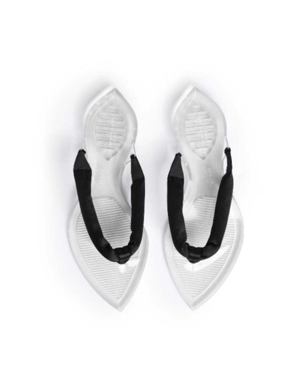 ALAIA Черные текстильные мюли, фото 4