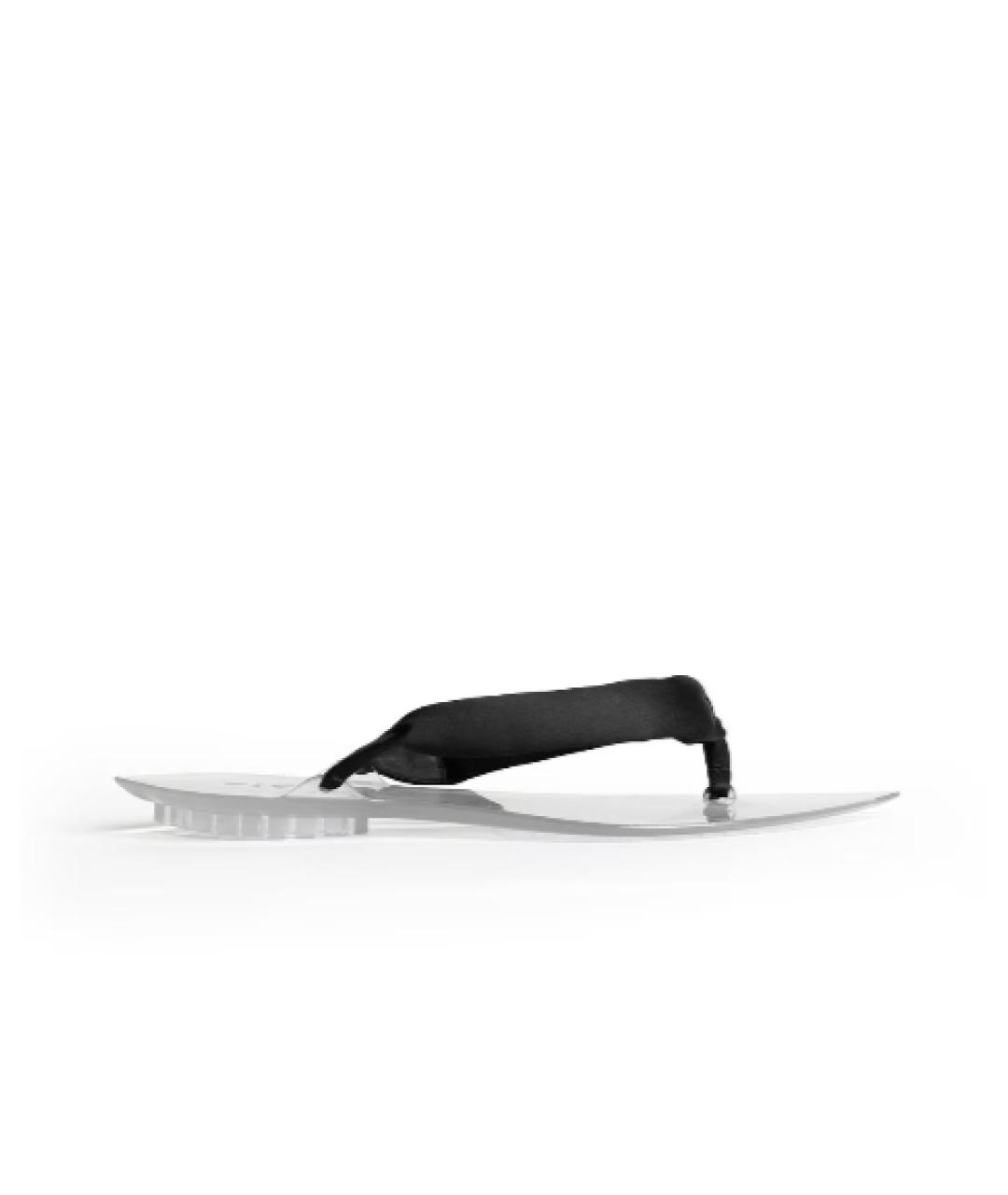 ALAIA Черные текстильные мюли, фото 5