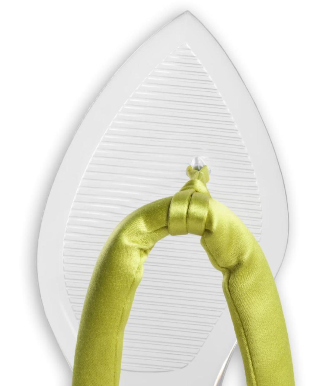 ALAIA Зеленые текстильные мюли, фото 4