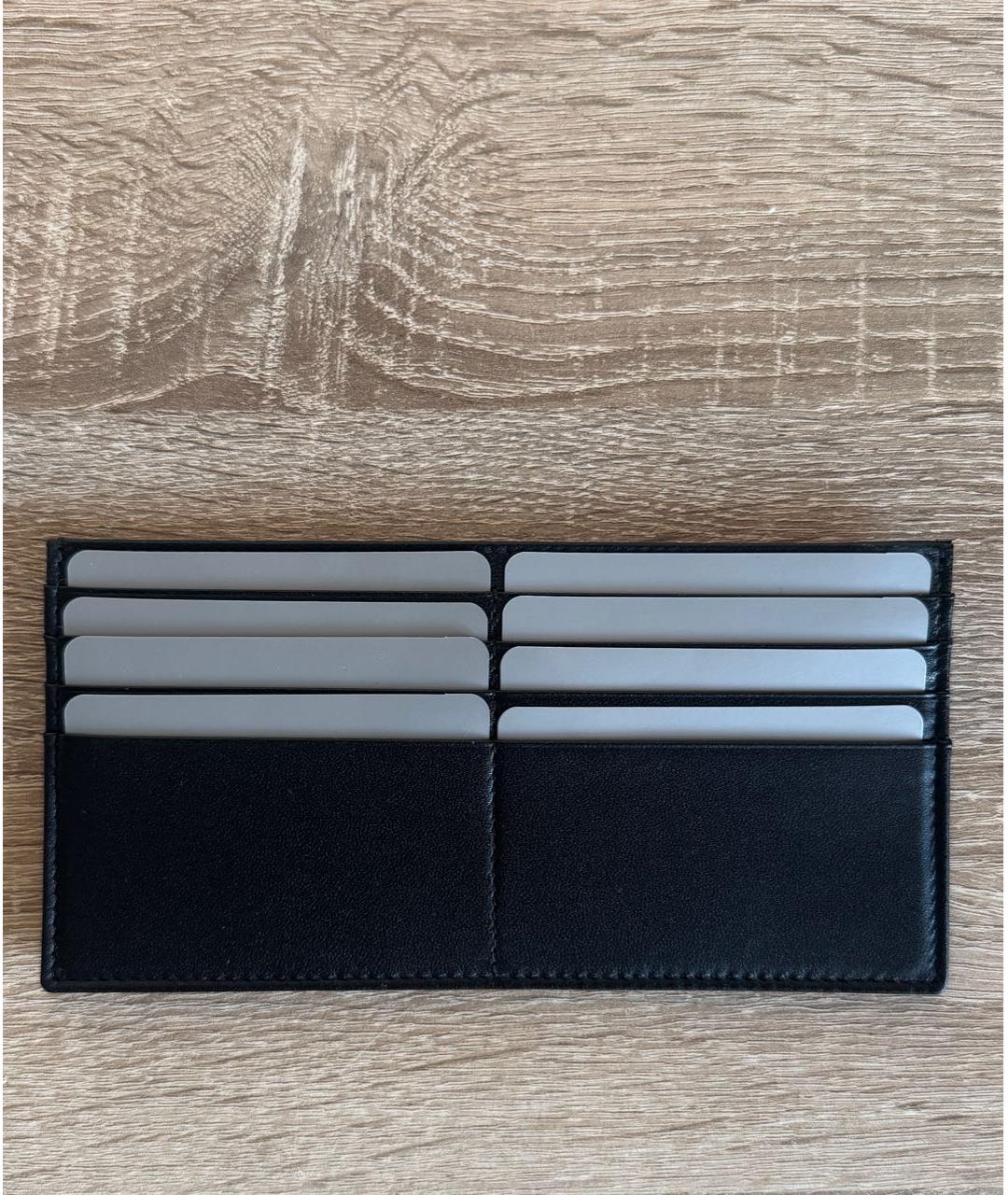 CHRISTIAN DIOR Черный кожаный кардхолдер, фото 2